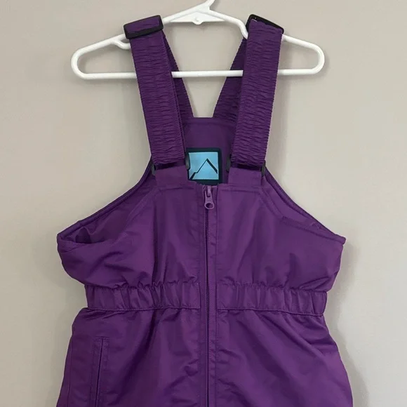 Vibrant Purple Kids Overalls - Picture 3 of 11